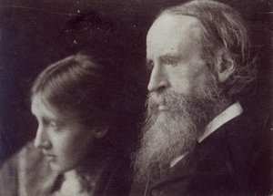 Virginia Woolf e suo padre Sir Leslie Stephen, c.1903